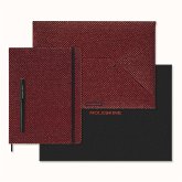 Moleskine Shine Sammlerbox roter undatierter Wochenkalender Umschlag rot Kaweco Füllfederhalter schwarz