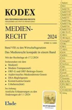 KODEX Medienrecht - Ciresa, Meinhard