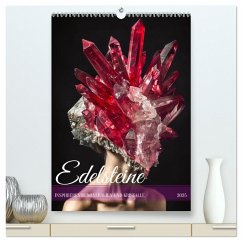 Edelsteine - Inspirierende Mineralien und Kristalle (hochwertiger Premium Wandkalender 2025 DIN A2 hoch), Kunstdruck in Hochglanz - Calvendo;Frost, Anja