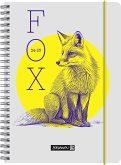 Schülerkalender 2024/2025 "Fox", 2 Seiten = 1 Woche, A5, 208 Seiten