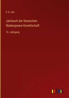 Jahrbuch der Deutschen Skakespeare-Gesellschaft