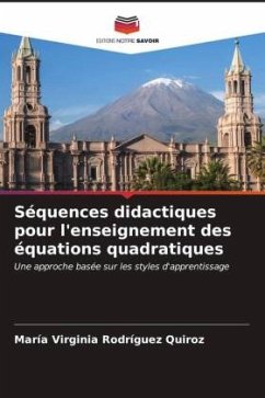 Séquences didactiques pour l'enseignement des équations quadratiques - Rodríguez Quiroz, María Virginia