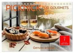 Picknick für Gourmets - Genuss erleben (Tischkalender 2025 DIN A5 quer), CALVENDO Monatskalender