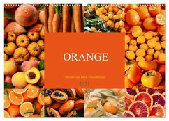 ORANGE - Gemüse und Obst -Vitaminreich (Wandkalender 2025 DIN A2 quer), CALVENDO Monatskalender - Calvendo;Michel, Susan