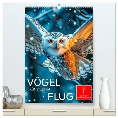 Vögel - Künstler im Flug (hochwertiger Premium Wandkalender 2025 DIN A2 hoch), Kunstdruck in Hochglanz - Calvendo;Roder, Peter