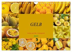 GELB - Gemüse und Obst - Sonnengereift (Wandkalender 2025 DIN A4 quer), CALVENDO Monatskalender - Calvendo;Michel, Susan