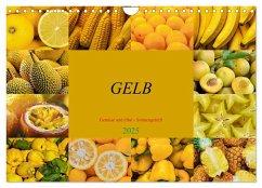 GELB - Gemüse und Obst - Sonnengereift (Wandkalender 2025 DIN A4 quer), CALVENDO Monatskalender - Calvendo;Michel, Susan