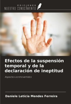 Cover Efectos de la suspensión temporal y de la declaración de ineptitud