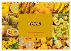 GELB - Gemüse und Obst - Sonnengereift (Wandkalender 2025 DIN A3 quer), CALVENDO Monatskalender