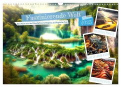 Faszinierende Welt: Eine Reise mit der Künstlichen Intelligenz an Magische Orte (Wandkalender 2025 DIN A3 quer), CALVENDO Monatskalender - Calvendo;Warstat, Marco