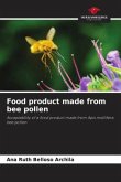 Food product made from bee pollen