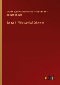 Essays in Philosophical Criticism