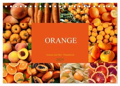 ORANGE - Gemüse und Obst -Vitaminreich (Tischkalender 2025 DIN A5 quer), CALVENDO Monatskalender - Calvendo;Michel, Susan
