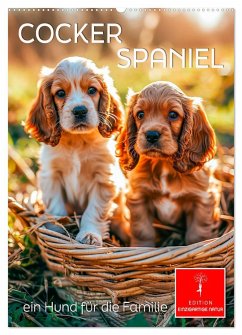 Cocker Spaniel - ein Hund für die Familie (Wandkalender 2025 DIN A2 hoch), CALVENDO Monatskalender - Calvendo;Roder, Peter