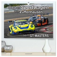Super Sportwagen aus Zuffenhausen beim GT MASTERS (hochwertiger Premium Wandkalender 2025 DIN A2 quer), Kunstdruck in Hochglanz - Calvendo;Wilczek & Michael Schweinle, Dieter