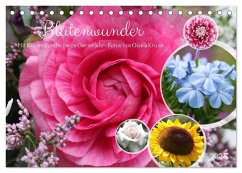 Blütenwunder - Mit Blumen durchs ganze Gartenjahr (Tischkalender 2025 DIN A5 quer), CALVENDO Monatskalender - Calvendo;Kruse, Gisela