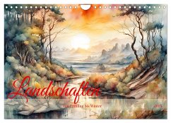 Landschaften Von Frühling bis Winter (Wandkalender 2025 DIN A4 quer), CALVENDO Monatskalender - Calvendo;Djeric, Dusanka