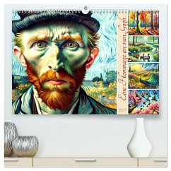 Eine Hommage an van Gogh (hochwertiger Premium Wandkalender 2025 DIN A2 quer), Kunstdruck in Hochglanz - Calvendo;Warstat, Marco