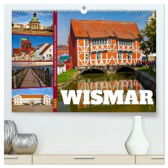 Wismar - Die Ostseeperle unter den deutschen Hansestädten (hochwertiger Premium Wandkalender 2025 DIN A2 quer), Kunstdruck in Hochglanz - Calvendo;Felix, Holger