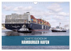 Schiffe gucken im Hamburger Hafen (Wandkalender 2025 DIN A4 quer), CALVENDO Monatskalender - Calvendo;Kerpa, Ralph