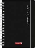 Schülerkalender 2024/2025 &quote;Plain Black&quote;, 1 Seite = 1 Tag, A5, 352 Seiten, schwarz