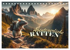 Abenteuerliche Ratten (Tischkalender 2025 DIN A5 quer), CALVENDO Monatskalender