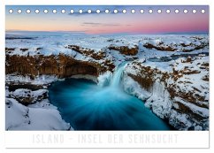 Island - Insel der Sehnsucht (Tischkalender 2025 DIN A5 quer), CALVENDO Monatskalender - Calvendo;Klettenheimer, Jens