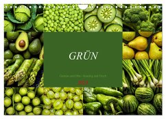 GRÜN - Gemüse und Obst - Knackig und Frisch (Wandkalender 2025 DIN A4 quer), CALVENDO Monatskalender - Calvendo;Michel, Susan