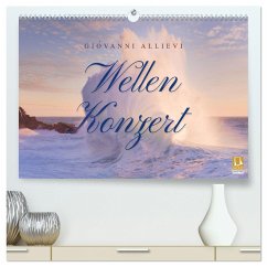 Wellen Konzert (hochwertiger Premium Wandkalender 2025 DIN A2 quer), Kunstdruck in Hochglanz - Calvendo;Allievi, Giovanni