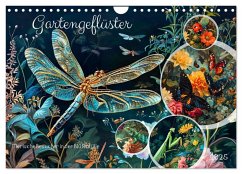 Gartengeflüster - Tierische Besucher in der Blütenfülle (Wandkalender 2025 DIN A4 quer), CALVENDO Monatskalender