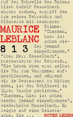 813 oder Das Doppelleben und die drei Verbrechen des Arsène Lupin (eBook, ePUB) - Leblanc, Maurice