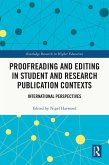 Proofreading and Editing in Student and Research Publication Contexts (eBook, ePUB)