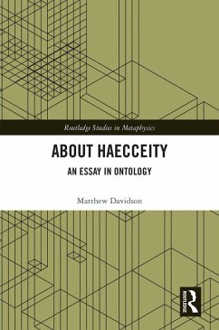 Cover About Haecceity (eBook, ePUB)