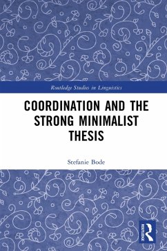 Cover Coordination and the Strong Minimalist Thesis (eBook, PDF)