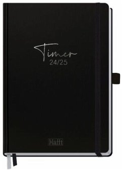 Häfft-Timer Deluxe 24/25 A5 - Jugendkalender - Black Edition