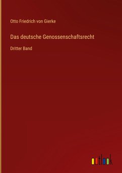 Das deutsche Genossenschaftsrecht