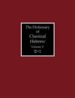 Cover The Dictionary of Classical Hebrew Volume 5