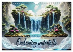 Enchanting waterfalls (Wall Calendar 2025 DIN A4 landscape), CALVENDO 12 Month Wall Calendar