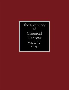 The Dictionary of Classical Hebrew Volume 4