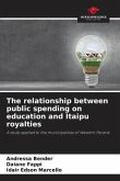 The relationship between public spending on education and Itaipu royalties