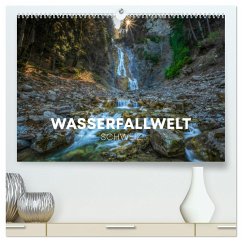 Wasserfallwelt Schweiz (hochwertiger Premium Wandkalender 2024 DIN A2 quer), Kunstdruck in Hochglanz