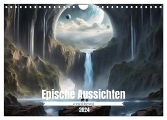 Epische Aussichten (Wandkalender 2024 DIN A4 quer), CALVENDO Monatskalender