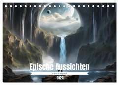 Epische Aussichten (Tischkalender 2024 DIN A5 quer), CALVENDO Monatskalender