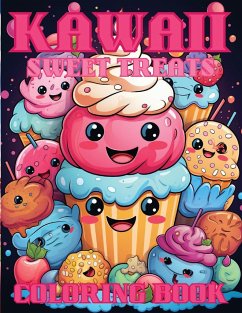 Kawaii Sweet Treats Coloring Book For Kids - Dreamweaver, Emma