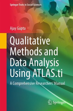 Qualitative Methods and Data Analysis Using ATLAS.ti (eBook, PDF) - Gupta, Ajay