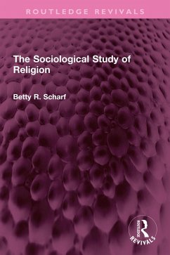 Cover The Sociological Study of Religion (eBook, ePUB)