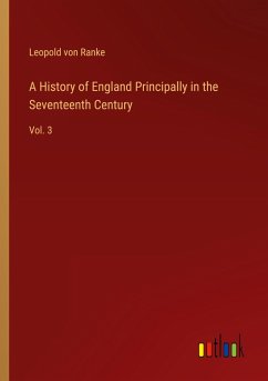 Cover A History of England Principally in the Seventeenth Century