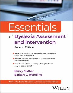 Essentials of Dyslexia Assessment and Intervention (eBook, PDF) - Mather, Nancy; Wendling, Barbara J.
