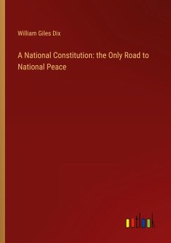 A National Constitution: the Only Road to National Peace