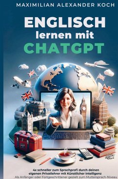 Englisch lernen mit ChatGPT: 4x schneller zum Sprachprofi durch deinen eigenen Privatlehrer mit Künstlicher Intelligenz   - Koch, Maximilian Alexander